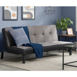Aurora Grey Fabric Sofa Bed