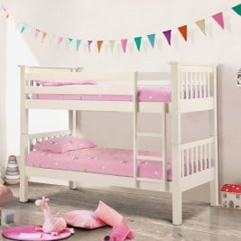 Barcelona Finish Solid Pine Wooden Bunk Bed