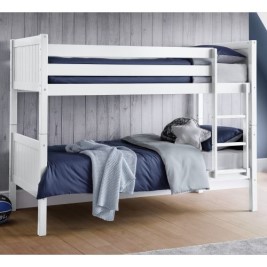 Bella White Wooden Bunk Bed