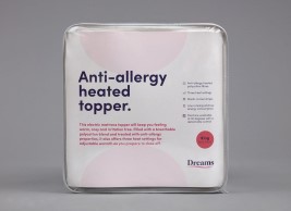 Dreams Anti-Allergy Heated Mattress Topper