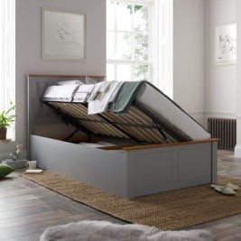 Francis Wooden Ottoman Storage Bed