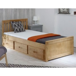 Mission Wooden Storage Bed