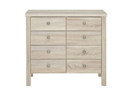Sloane 8-Drawer Chest - Rustic Oak