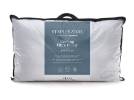 Staples & Co Cooling Fibre Pillow