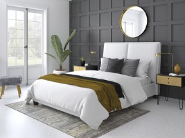 Symmetry Upholstered Bed Frame