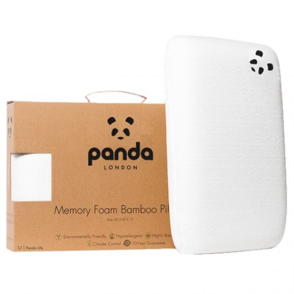 Panda Memory Foam Bamboo Pillow