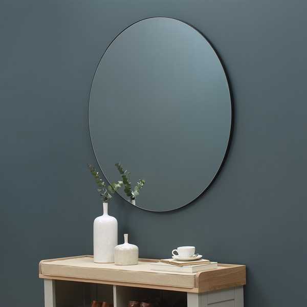Boston Large Round Mirror 100cm Want Mattress