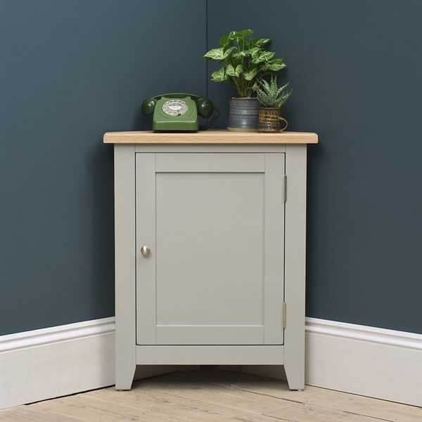 Chester Grey Corner Cupboard Cotswold Co Want Mattress