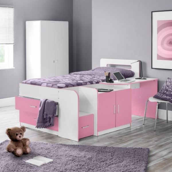 Cookie Wooden Cabin Bed