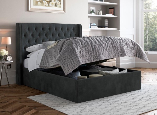 Deacon Upholstered Ottoman Bed Frame, Are Ottoman Beds Worth It