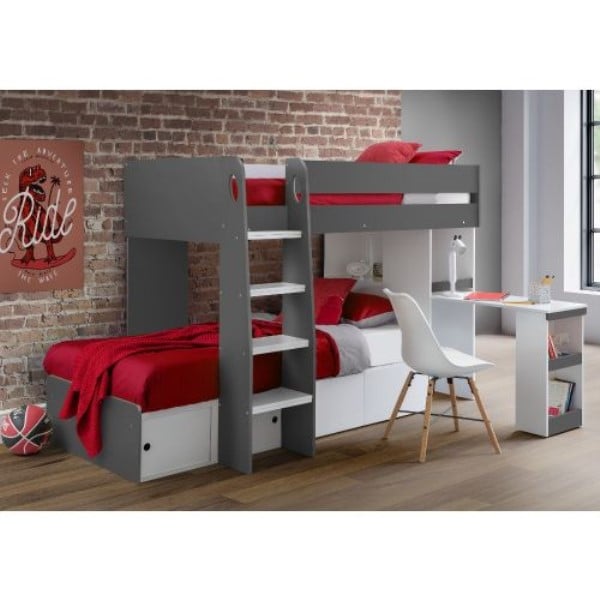 Offset Bunk Beds With Storage
