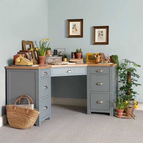 Buy Florence Grey Corner Desk Want Mattress