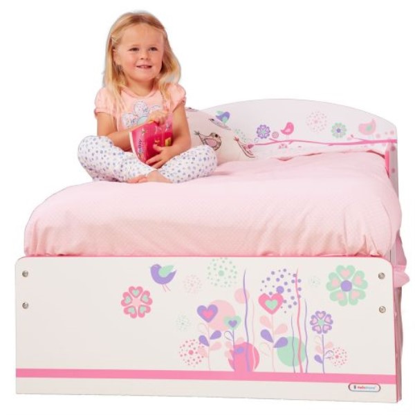 Flowers and Birds Toddler Bed 