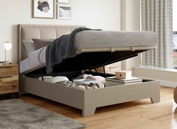 Hopkins Fabric Upholstered Ottoman Bed, Casper Upholstered Bed Frame Assembly Instructions Pdf