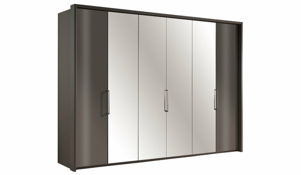 Sicily 6 Door Bi-Fold Wardrobe + External Lights