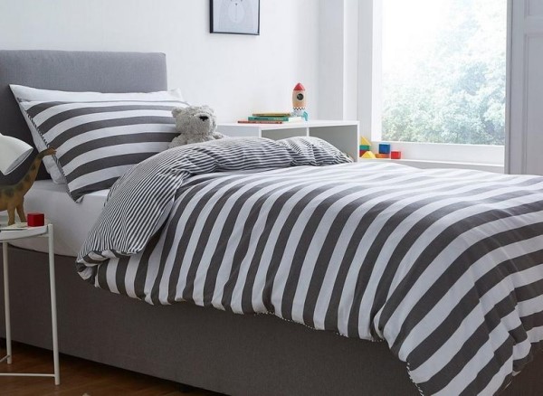 Silentnight Jersey Stripes Duvet Set
