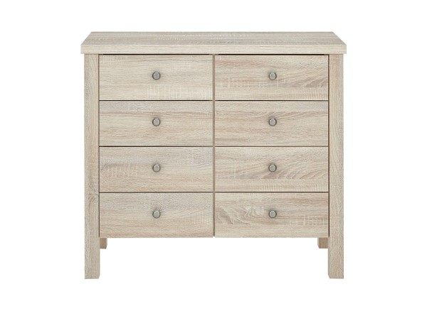 Sloane 8-Drawer Chest - Rustic Oak
