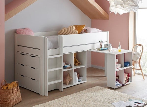 Buy Tinsley Mid Sleeper Bed Frame With Storage Drawers Want