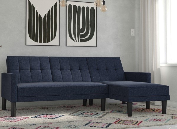 valentina 3 seater clic clac corner sofa bed