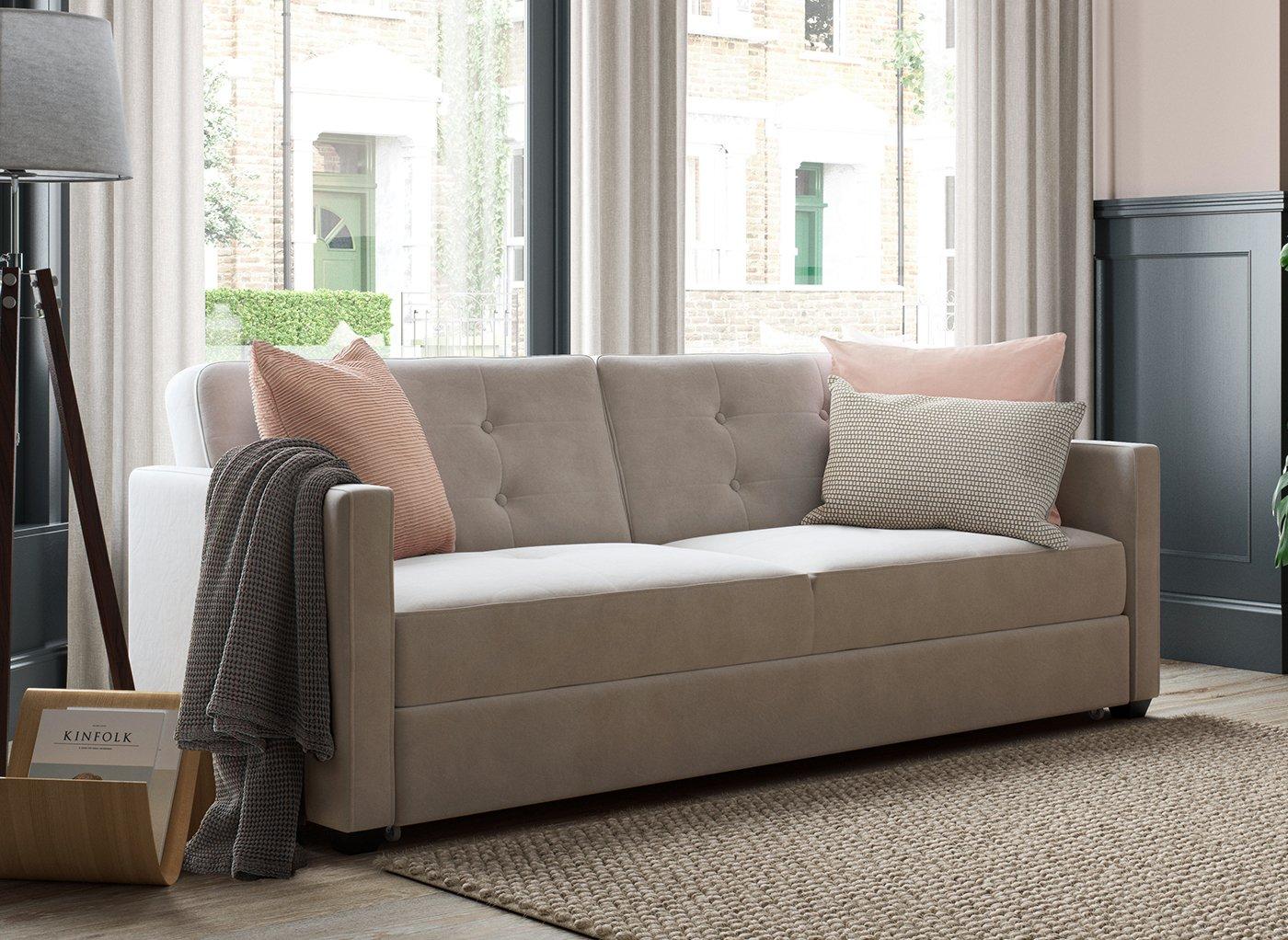 Buy Belfast 3 Seater Clic Clac Sofa Bed Want Mattress