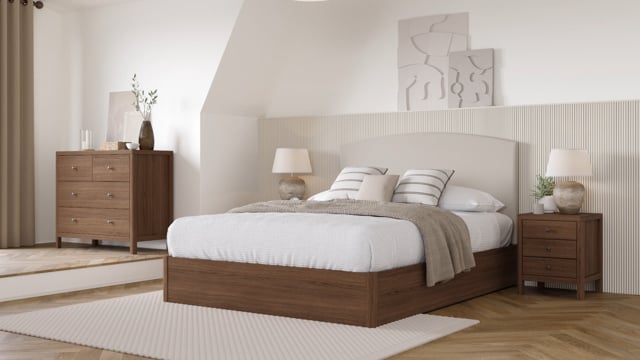 Corrigan Curved Ottoman Bed Frame