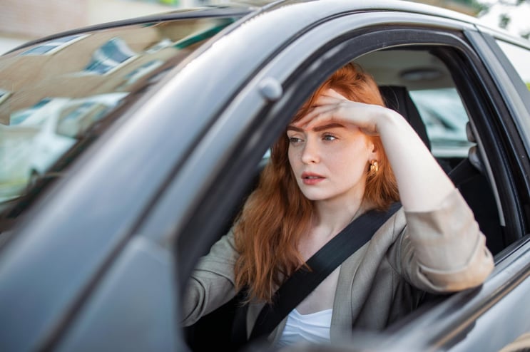 sleepy while driving