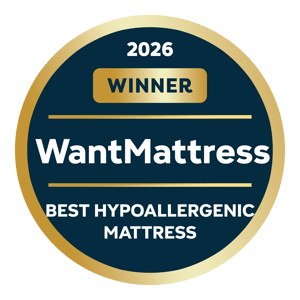 Best Hypoallergenic Mattress 2026 badge