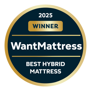 Best Hybrid Mattress 2026 badge