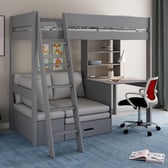 Rory Highsleeper Desk Bed Frame