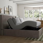 Silentnight Payton Ergomotion Adjustable Upholstered Bed Frame