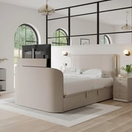 Linsbury Ottoman TV Bed Frame With Dolby 2.1 Sound System