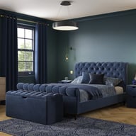 Penelope Upholstered Sleigh Bed Frame