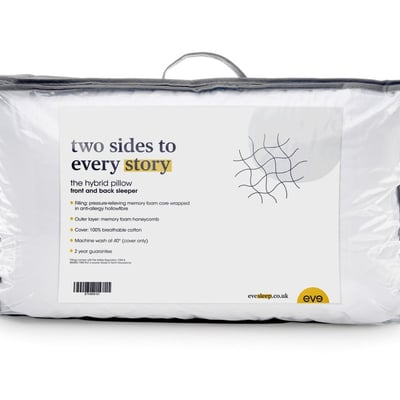 Eve Hybrid Front and Back Sleeper Pillow
