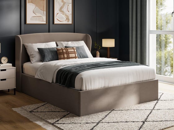 Aries Upholstered Ottoman Bed Frame