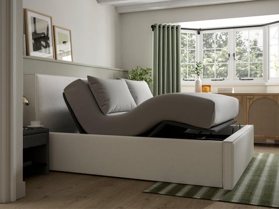 Bethany Ergomotion Adjustable Upholstered Bed Frame