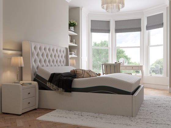 Deacon Sleepmotion Adjustable Upholstered Bed Frame