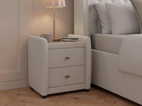 Deacon Upholstered Bedside Table