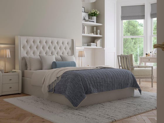 Deacon Upholstered Ottoman Bed Frame