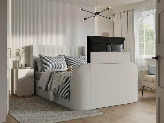 Foley Upholstered Ottoman LG TV Bed Frame