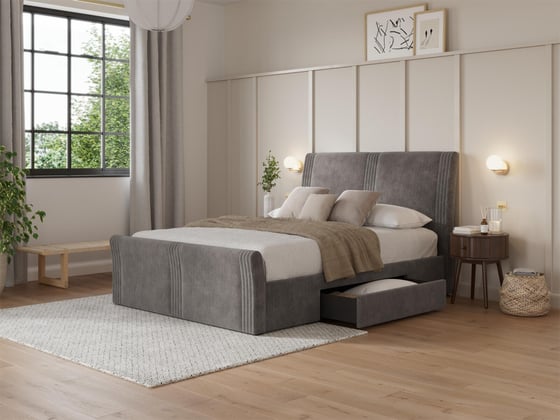 Hensby Side Drawer Bed Frame