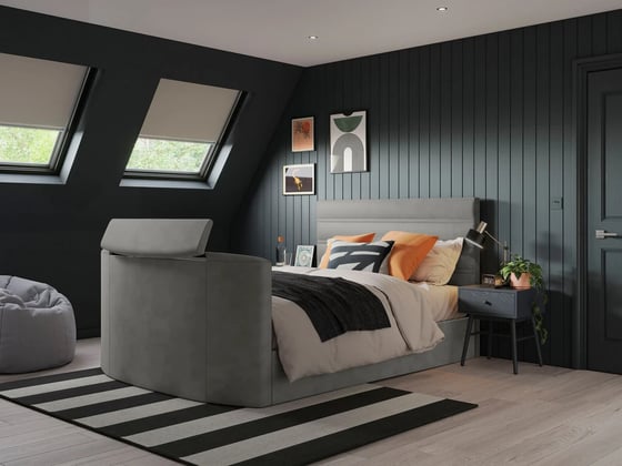 Hi TV Bed Frame - Voice Activated