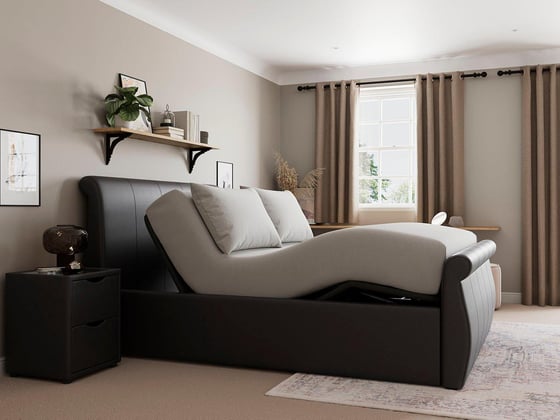 Lucia Ergomotion Adjustable Upholstered Bed Frame