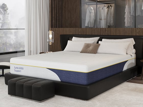 Luna 6000 Support Gel Memory Pocket Hybrid Mattress