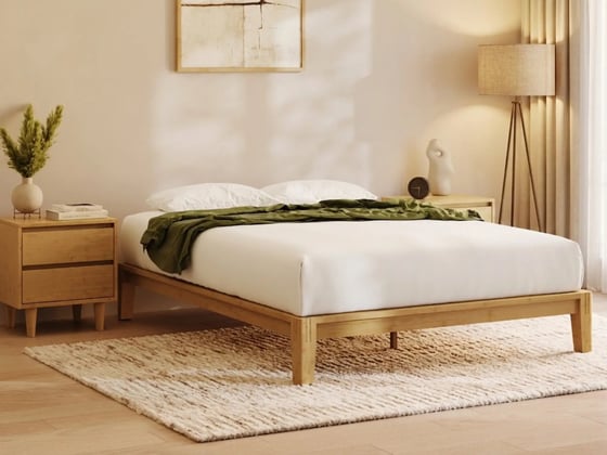 Nectar Bamboo Platform Bed Frame