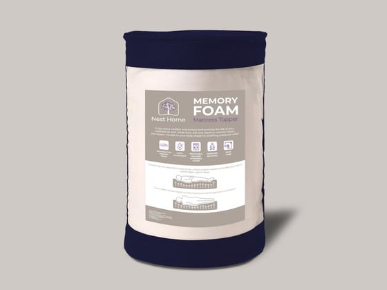 Nest Home Memory Foam Topper