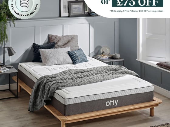 OTTY Pure Pro Hybrid Bamboo & Charcoal Mattress