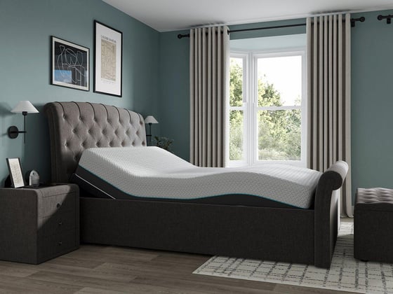 Paris Sleepmotion Adjustable Upholstered Bed Frame