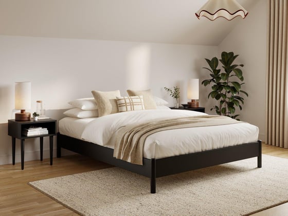 Philomena Wooden Platform Bed Frame