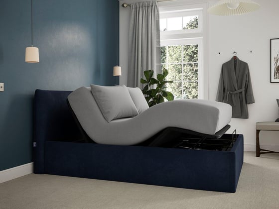 Silentnight Perrie Ergomotion Adjustable Upholstered Bed Frame