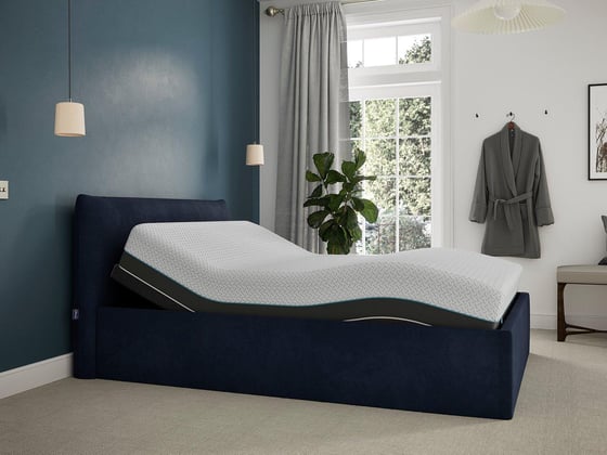Silentnight Perrie Sleepmotion Adjustable Upholstered Bed Frame
